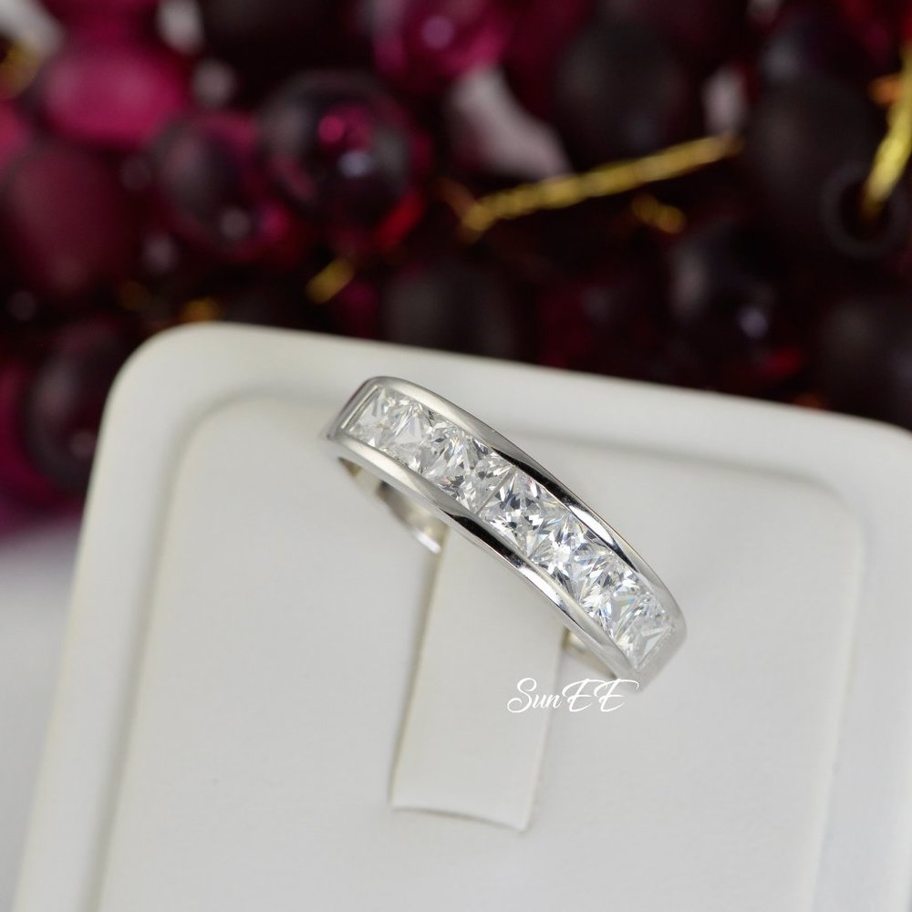 NEW 925 STERLING SILVER MENS WEDDING BAND RING - Picture 7 of 7